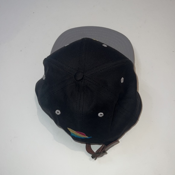Pink Dolphin Strapback Hat in Black, OSFM - Picture 6 of 8
